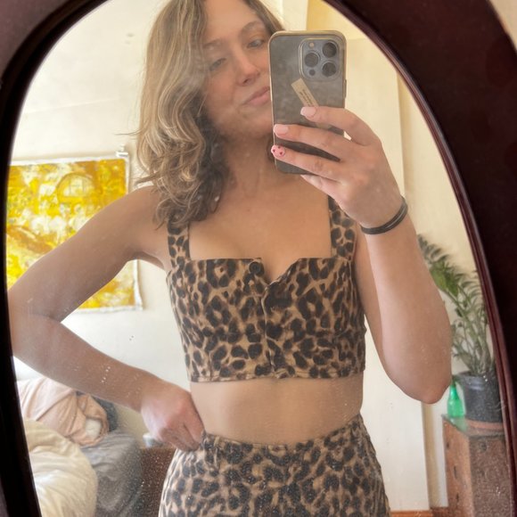 Reformation PERFECT leopard print set - Picture 5 of 9